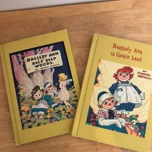 Vintage Raggedy Ann Books by Johnny Gruelle 1960